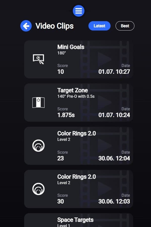 SoccerBot360 Player App — neues Design – 4